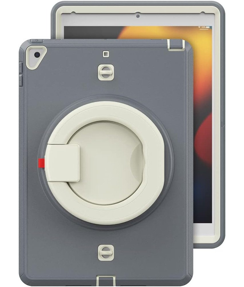 Ohišje za Samsung Galaxy Tab A7 10,4" Stojalo in naramnica sive barve