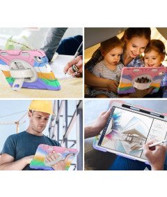 Etui do iPad Pro 3/2/1 11" z Podstawką i Miejscem na Rysik Kolorowe