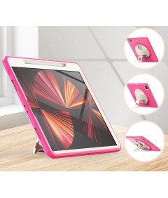 Etui do iPad Pro 3/2/1 11" z Podstawką i Paskiem na Ramię Różowe