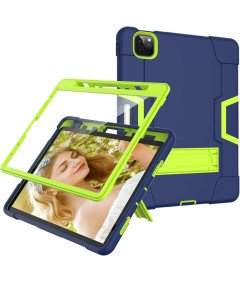 Etui do iPad Pro 12.9" z Podstawką i Miejscem na Rysik Granatowe