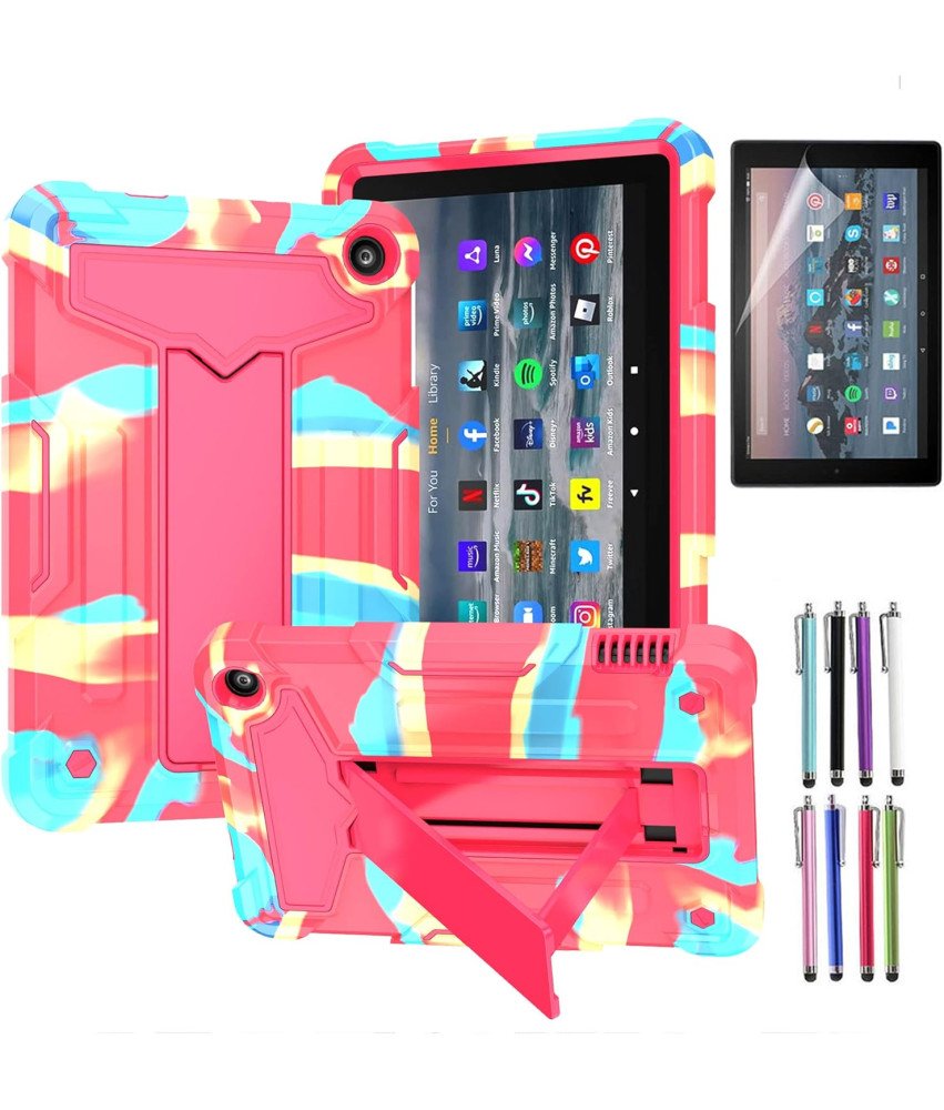 Etui do Amazon Fire 7 7.0" Pancerne z Podstawką Różowe