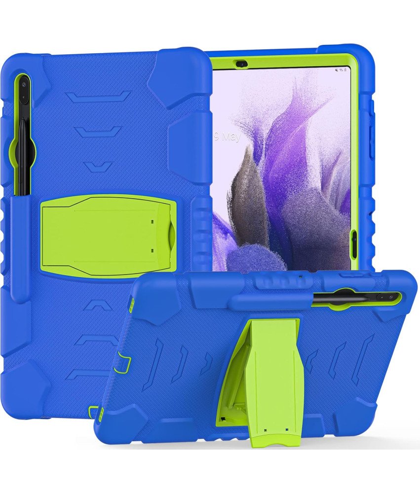 Ohišje za Samsung Galaxy Tab S7 FE Stojalo s pisalom Modro