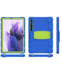 Ohišje za Samsung Galaxy Tab S7 FE Stojalo s pisalom Modro