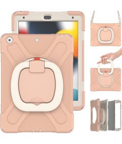 Ohišje za Amazon Fire HD 10 Plus s stojalom in naramnico roza