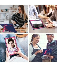 Etui do Samsung Galaxy Tab A8 10.5" Pancerne z Podstawką Granatowe
