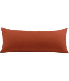 PiccoCasa Prevleka za blazino iz mikrovlaken 51 cm x 140 cm oranžna