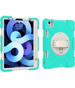 Etui do iPad Air 5/Air 4 10.9" z Podstawką i Miejscem na Rysik Miętowe
