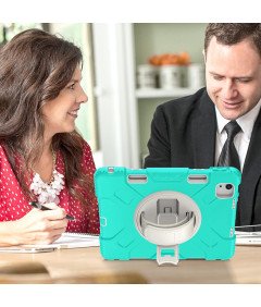 Etui do iPad Air 5/Air 4 10.9" z Podstawką i Miejscem na Rysik Miętowe