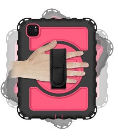 Ohišje za iPad Air 5/Air 4/Pro 11" s stojalom in naramnico Roza