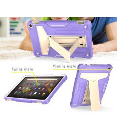 Ohišje za Amazon Fire HD 10 Armoured s stojalom vijolično