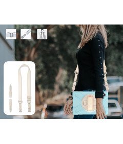 Etui do Samsung Galaxy Tab A8 10.5" z Paskiem na Ramię Niebieskie