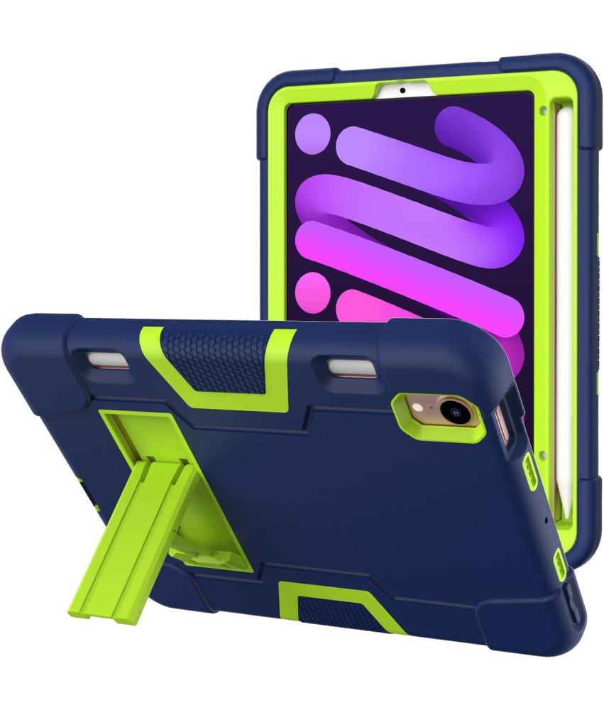Ohišje za iPad Mini 6 8,3" Armoured s stojalom Navy blue