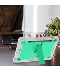Ohišje za Samsung Galaxy Tab S8/S7 Stojalo in trak za ramo Mint