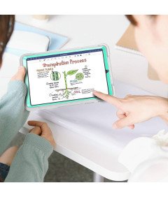 Ohišje za Samsung Galaxy Tab S8/S7 Stojalo in trak za ramo Mint
