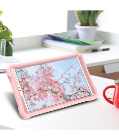 Etui do Samsung Galaxy Tab A7 Lite 8.7" z Paskiem na Ramię Różowe