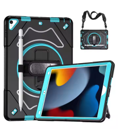 Etui do iPad Air 3/Pro 10.5" z Podstawką i Paskiem na Ramię Czarne