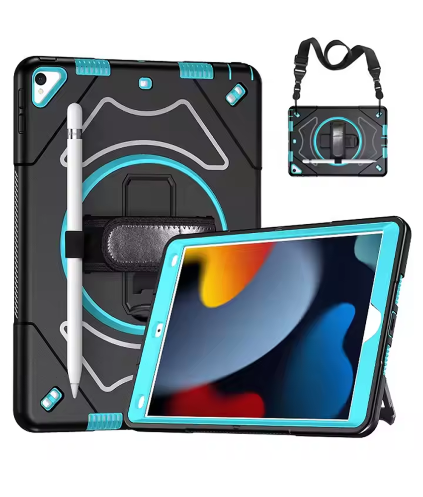 Ohišje za iPad Air 3/Pro 10,5" s stojalom in naramnico črno