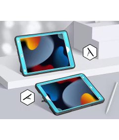 Ohišje za iPad Air 3/Pro 10,5" s stojalom in naramnico črno