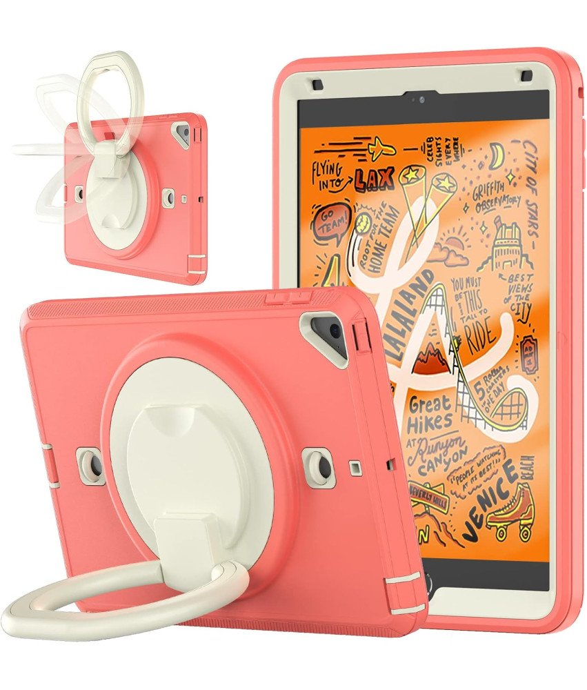 Ohišje za iPad Mini 5/4 7,9" Armoured z vrtljivim stojalom Pink
