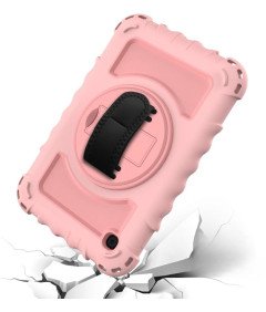 Etui do Samsung Galaxy Tab A 8.4" Podstawka i Pasek na Ramię Różowe