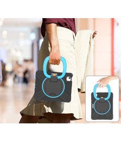 Ohišje za iPad Pro 11/Air 5/4 s stojalom in naramnico Črno