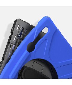Etui do Samsung Galaxy Tab S8 z Podstawką i Pasek na Ramię Niebieskie
