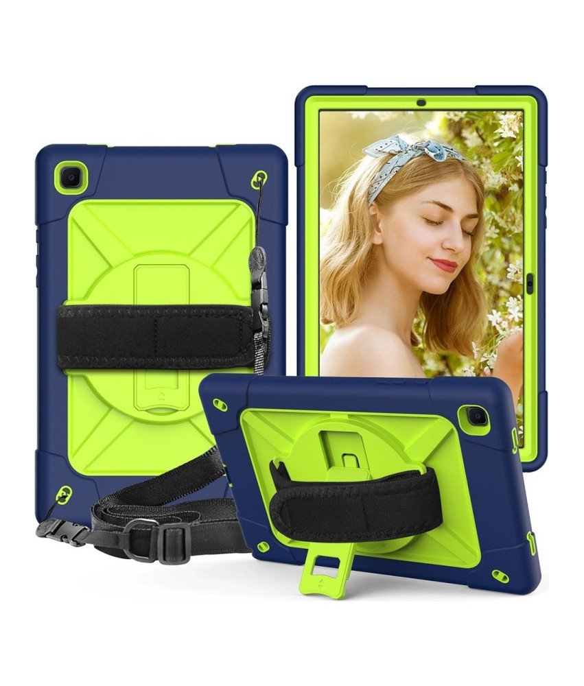 Etui do Samsung Galaxy Tab A7 10.4” Podstawka i Pasek na Ramię Zielone