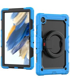 Ohišje za Samsung Galaxy Tab A8 10,5" z vrtljivim stojalom modro