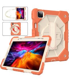 Etui do iPad Air 4/5 10,9” z Podstawką i Paskiem na Ramię Pomarańczowe