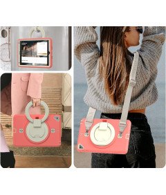 Ohišje za iPad Mini 5/4 7,9" Armoured z vrtljivim stojalom Pink
