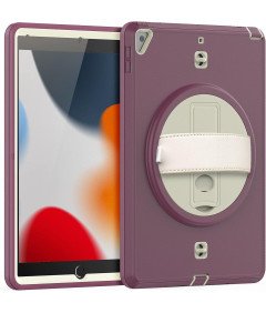Ohišje za iPad Mini 5/4 7,9" s stojalom in naramnico Vijolična