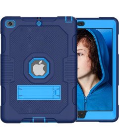 Ohišje za iPad 6/5 9,7" s stojalom in držalom za pisalo mornariško modro