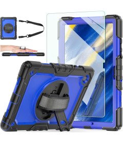 Etui do iPad Air 3/Pro 10.5” z Podstawką i Paskiem na Ramię Niebieskie