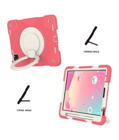 Etui do iPad Pro 11/Air 5/4 z Podstawką i Paskiem na Ramię Różowe