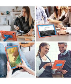 Etui do Samsung Galaxy Tab A7 Lite 8.7" z Podstawką Pomarańczowe