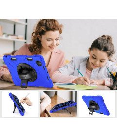 Etui do iPad Pro 5/4/3 12.9" Podstawka i Miejsce na Rysik Niebieskie