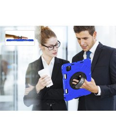 Ohišje za iPad Pro 5/4/3 12,9" stojalo in držalo za pisalo Modro