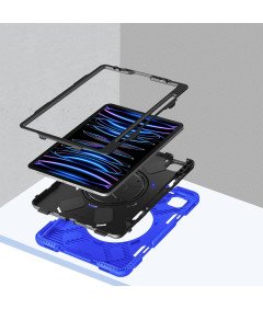 Ohišje za iPad Pro 5/4/3 12,9" stojalo in držalo za pisalo Modro