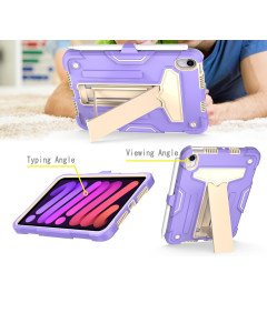 Ohišje za iPad Mini 6 8,3" s stojalom in držalom za pisalo Vijolična