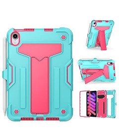 Etui do iPad Mini 6 8.3" z Podstawką i Miejscem na Rysik Miętowe