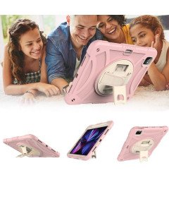 Ohišje za iPad Air 4/5 10,9" s stojalom in držalom za pisalo Roza