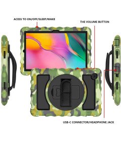 Ohišje za Samsung Galaxy Tab 10,4" s stojalom in naramnico Moro
