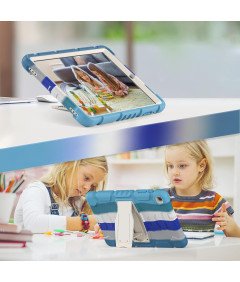 Etui do iPad Air3/Pro 10.5” Pancerne z Podstawką Niebieskie