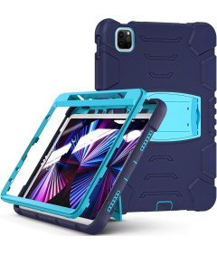 Etui do iPad Pro 12.9”  z Podstawką i Miejscem na Rysik Niebieskie
