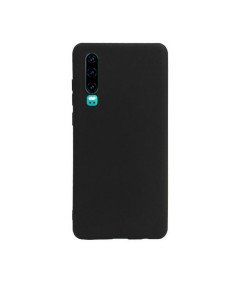 Etui Silikonowe do Huawei P30 Czarne Cienki Ochronne Pokrowiec TPU Case