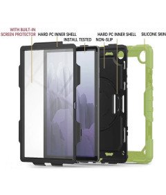 Ohišje za Samsung Galxy A8 10,5" s stojalom in naramnico Zeleno