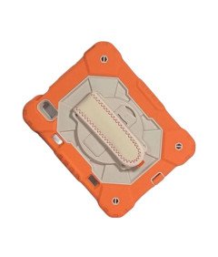 Oklepno ohišje s stojalom za iPad Mini 6. generacije oranžno