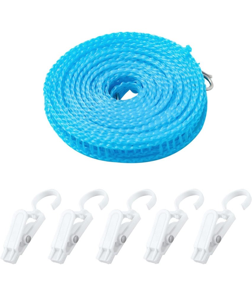 Przenośna Linka na Pranie 3m – Wiatroodporna do Wnętrz i na Zewnątrz