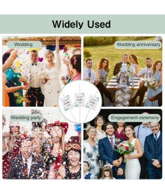 Zawieszki Ślubne Na Słomki Zimne Ognie Z Napisem Język Niemiecki