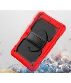 Etui do iPad Pro 12.9" z Podstawką i Paskiem na Ramię Czerwony
